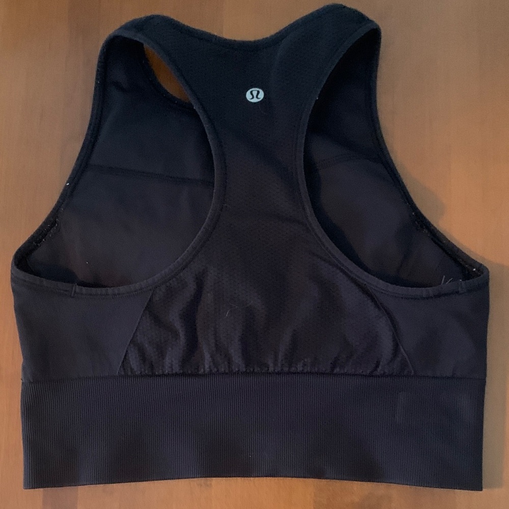lululemon athletica Midnight Black Sports Bra